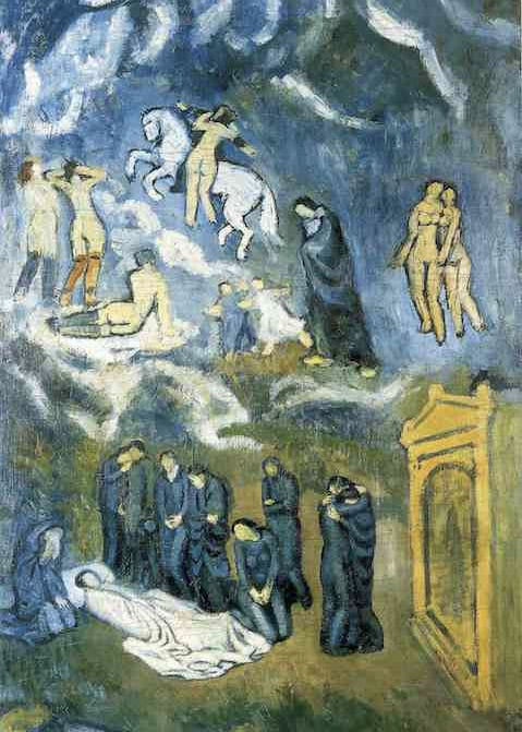 Evocation de Casagemas, Pablo Picasso, Paris art museum