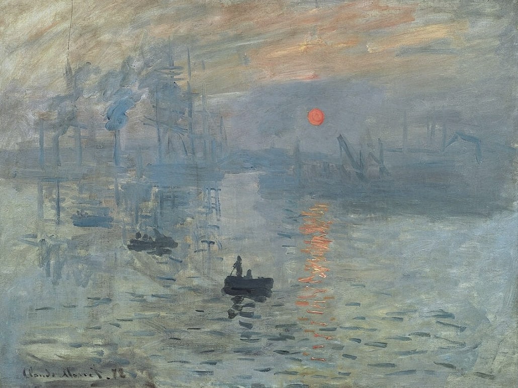Impression- Sunrise, Claude Monet, Paris