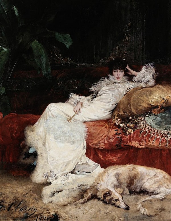 Portrait of Sarah Bernhard, Georges Clairin, Paris