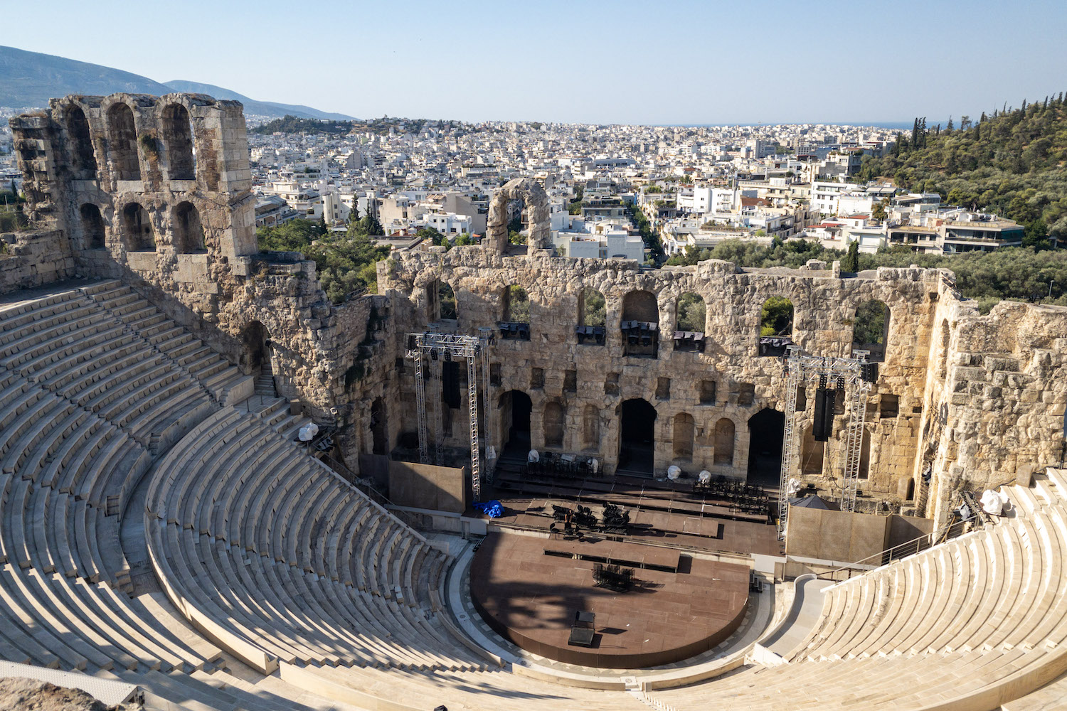 Athens Greece Odeon of Herodes Atticus