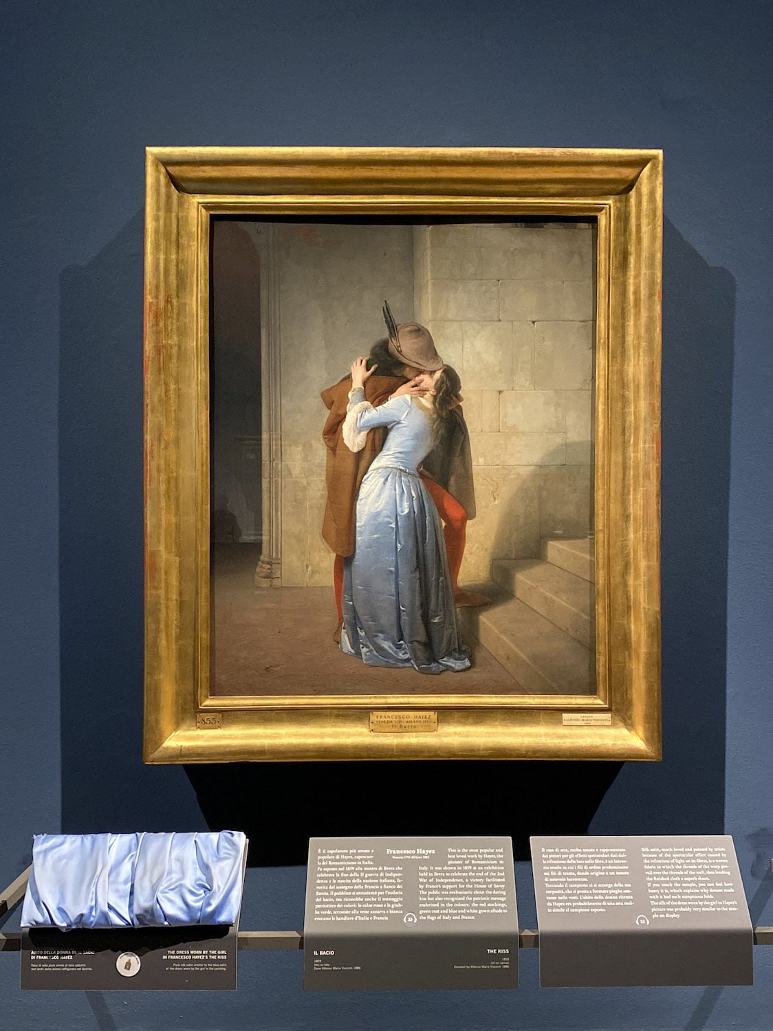 The Kiss, Francesco Hayez Pinacoteca di Brera famous paintings